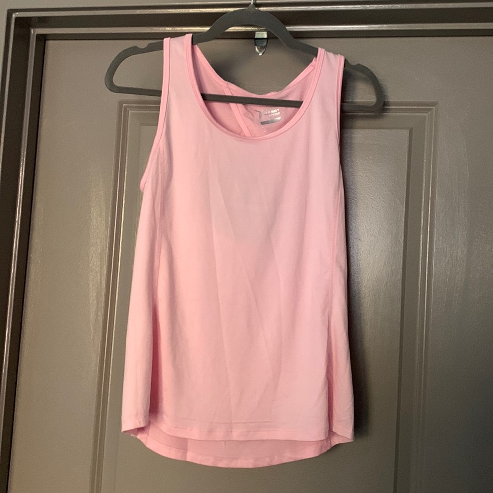 Old Navy Active Go-Dry Cut Out Back Tank - Pink - Women’s M